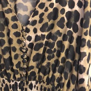 H&M Dresses - H&M OLIVE GREEN/BLK LEOPARD MAXI DRESS H&M Dresses - H&M OLIVE GREEN/BLK LEOPARD MAXI DRESS
